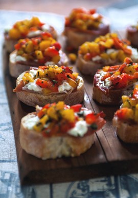 Bruschetta poivrons