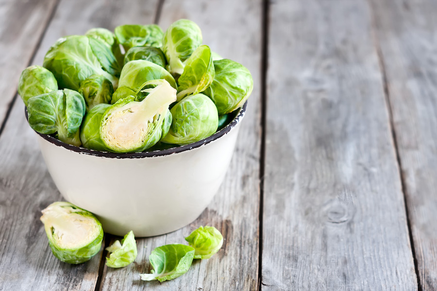 Brussels sprout background