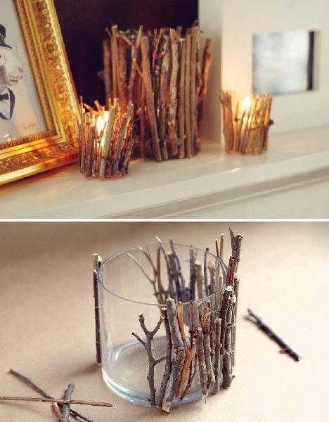 deco-noel-pas-cher-bougies-branches-verres