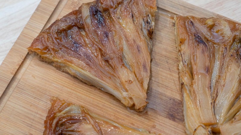 Tatin d’endives au roquefort