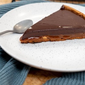 Tarte « Triple C » (Chocolat/Cacahuètes/Caramel)