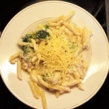 Pâtes sauce alfredo