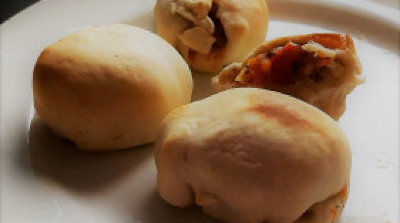 Pizza buns végétariens