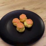 Mini choux au saumon fumé et fromage frais