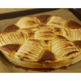 Tarte aux pommes Opinel