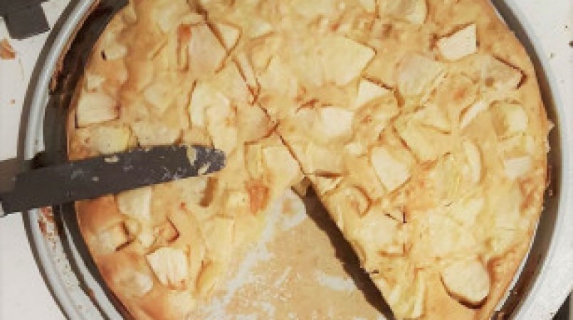 Gâteau aux pommes express (vegan)