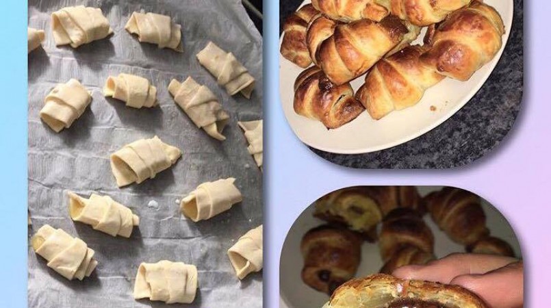 Croissants au chocolat rapides