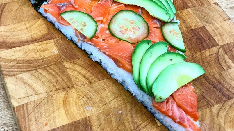 Sushi Pizza