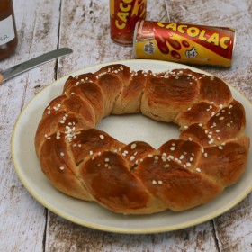 Brioche tressée au Cacolac