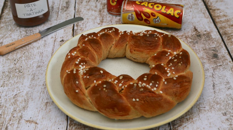 Brioche tressée au Cacolac