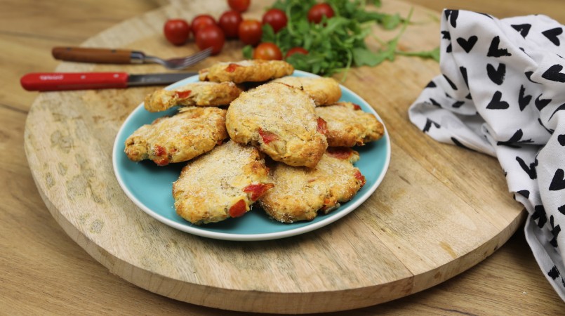 Cookies salés tomates parmesan