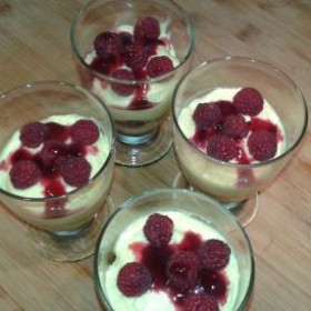 Tiramisu aux framboises