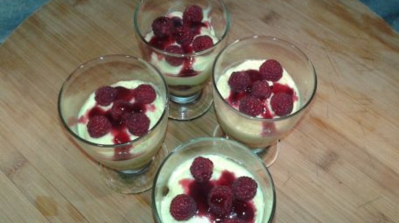 Tiramisu aux framboises