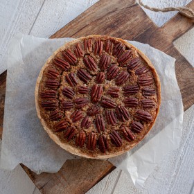 Tarte aux noix de pécan & sirop d’érable