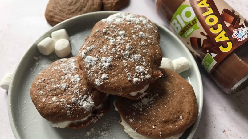 Whoopies aux Cacolac et Chamallow
