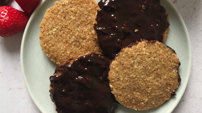 Biscuits suédois flocons d’avoine et chocolat