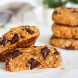 Cookies à l'avoine, chocolat et noisettes