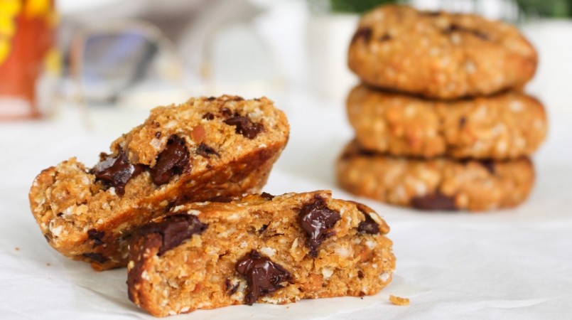 Cookies à l’avoine, chocolat et noisettes