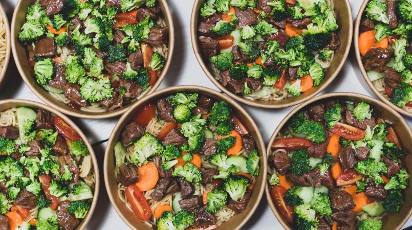 Bowl boeuf brocoli nouilles