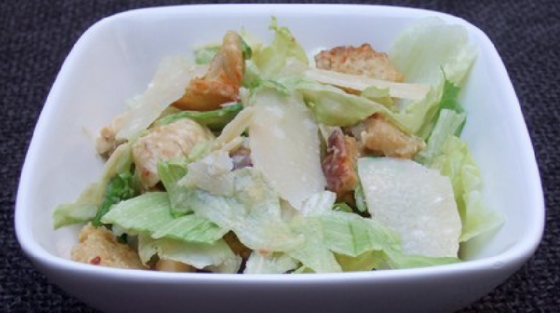 Salade césar avec sa sauce light