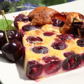 Clafoutis aux cerises au micro-ondes