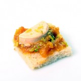 Foie gras à la figue et l'oignon