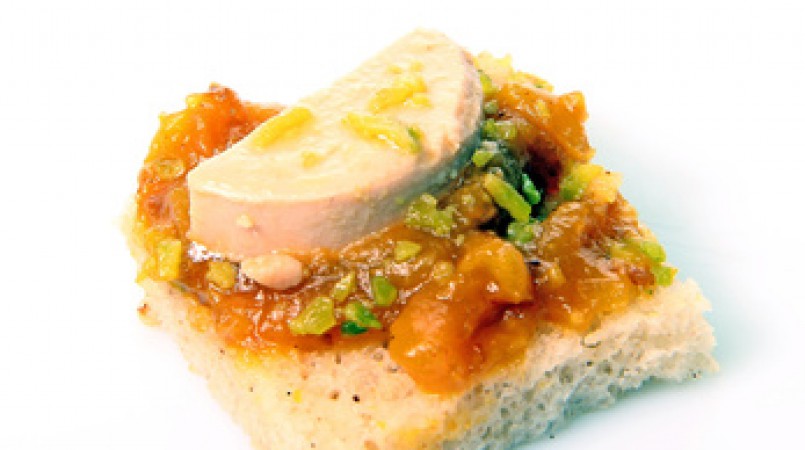 Foie gras à la figue et l’oignon