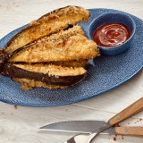 Aubergines panées