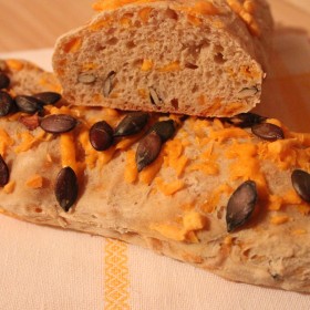 Mini baguettes au fromage blanc