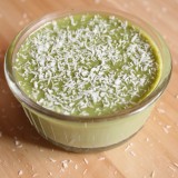 Blanc manger coco matcha