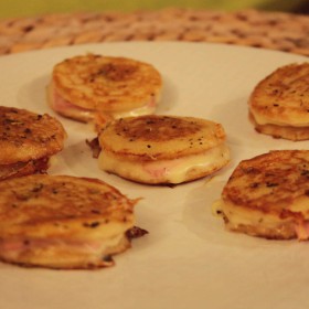 Mini Blinis façon Croque-Monsieur