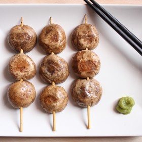 Brochettes de champignons à la japonaise