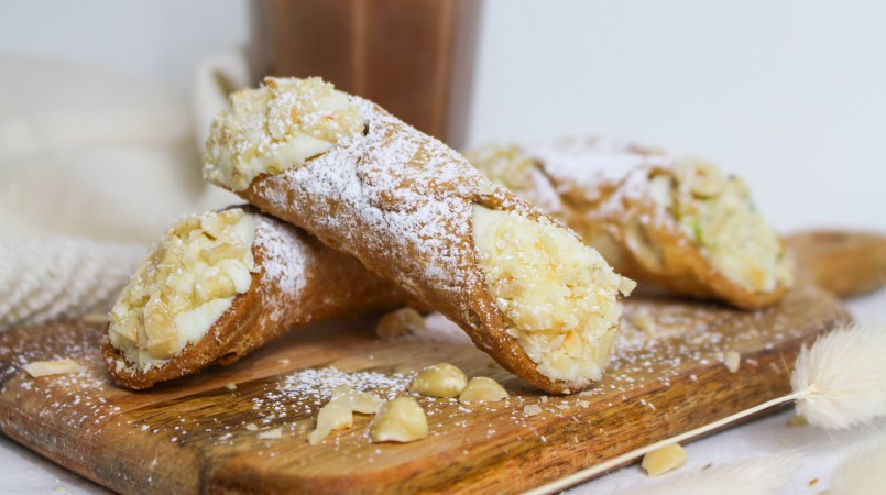 Cannoli mascarpone et noisettes