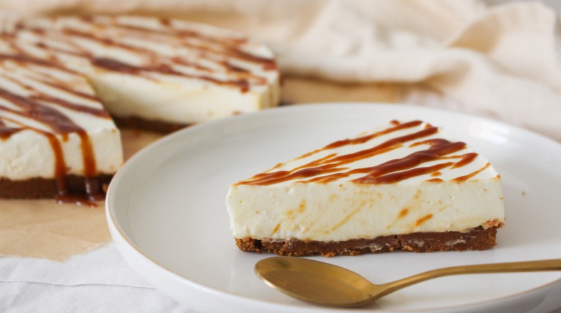 Cheesecake caramel sans cuisson