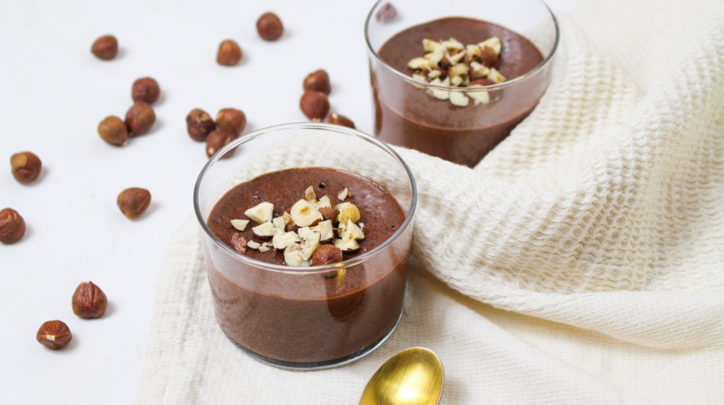 Mousse au chocolat & noisettes