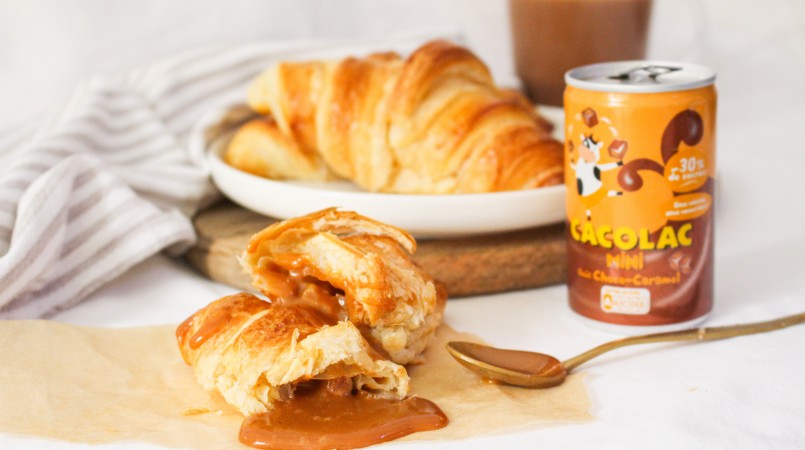 Croissants fourrés au caramel