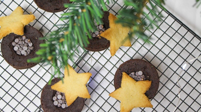 Biscuits de Noël vanille & chocolat