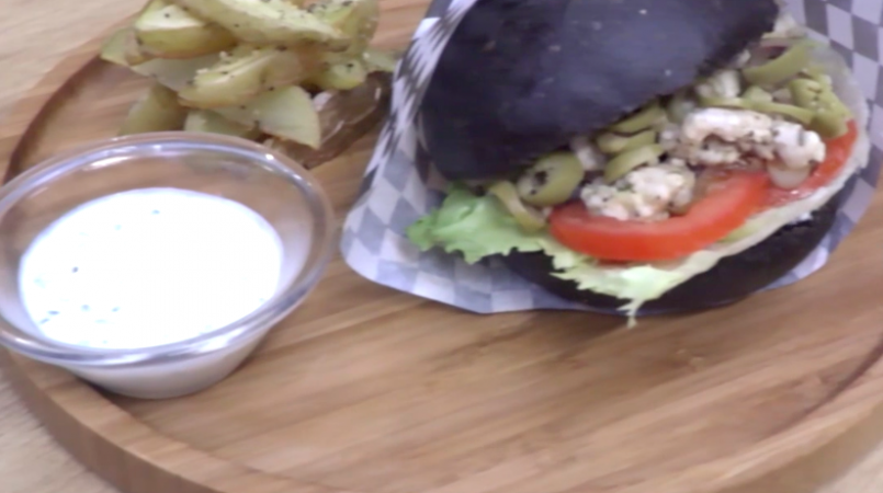 Black burger