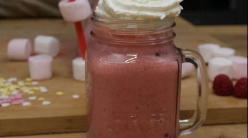 Smoothie fraise-chamallow