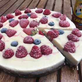 Cheesecake aux fruits rouges