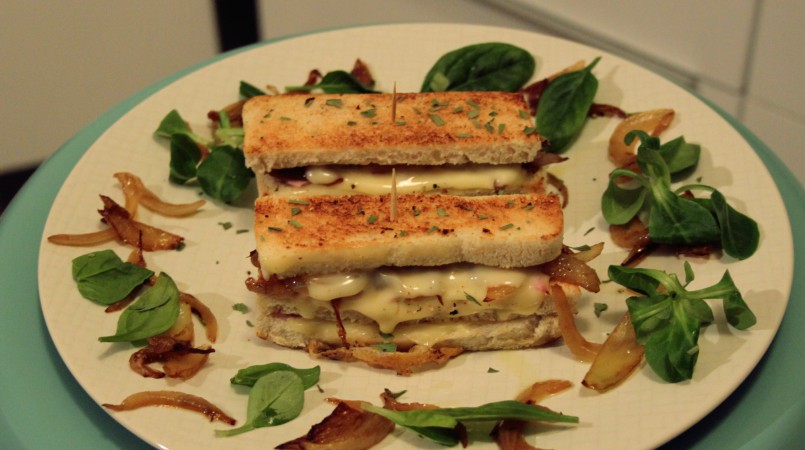 Croque-Monsieur façon mille feuilles