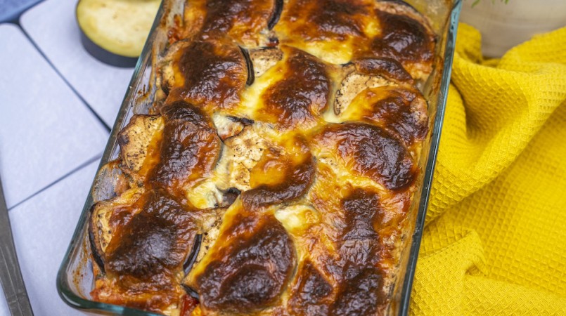 Lasagnes d’aubergines à la mozza