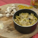 One pot pasta poulet et champignon à la crème