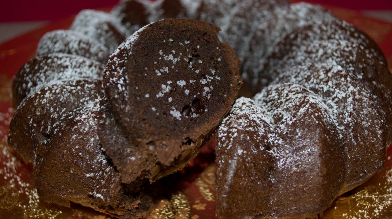 Gâteau au chocolat et beurre salé