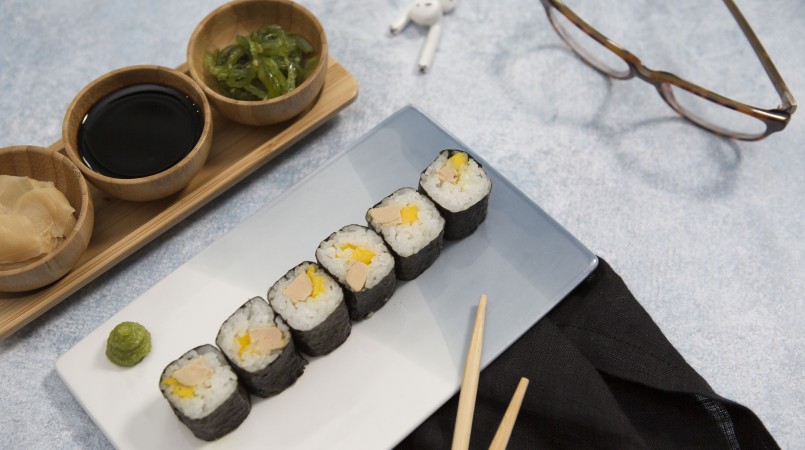 Makis à la mangue et au Foie Gras