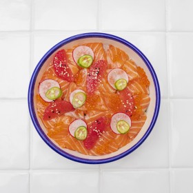 Chirashi saumon et pamplemousse
