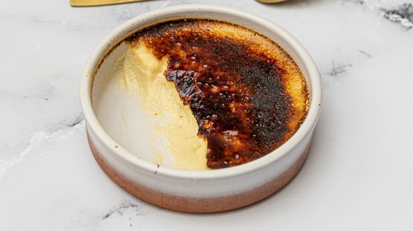 Crème brulée au tahini