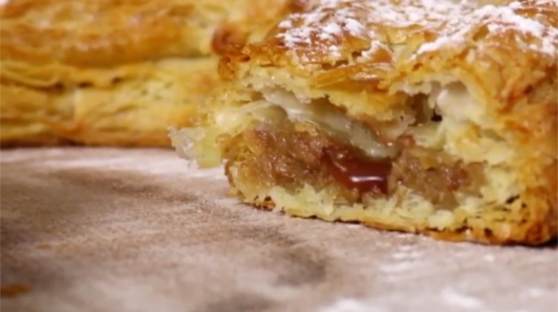 Galette coeur coulant au Cacolac