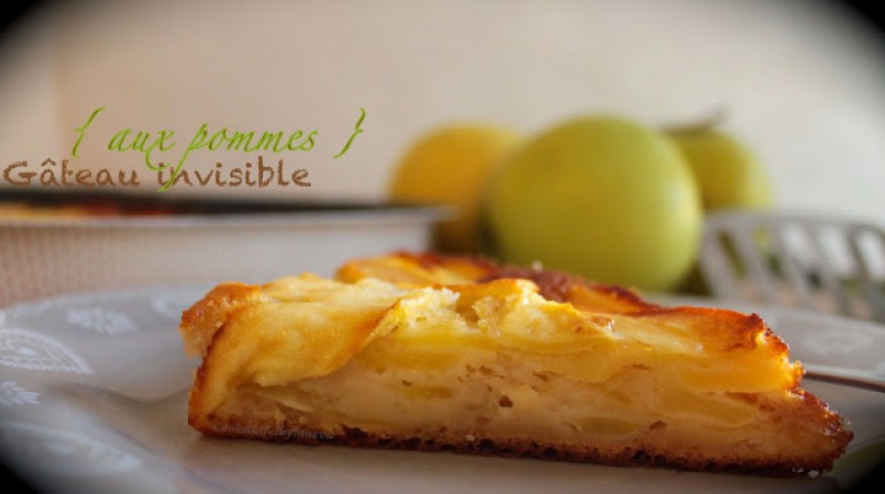 Gâteau invisible aux pommes