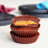 Bouchées au chocolat et beurre de cacahuètes façon Reese's